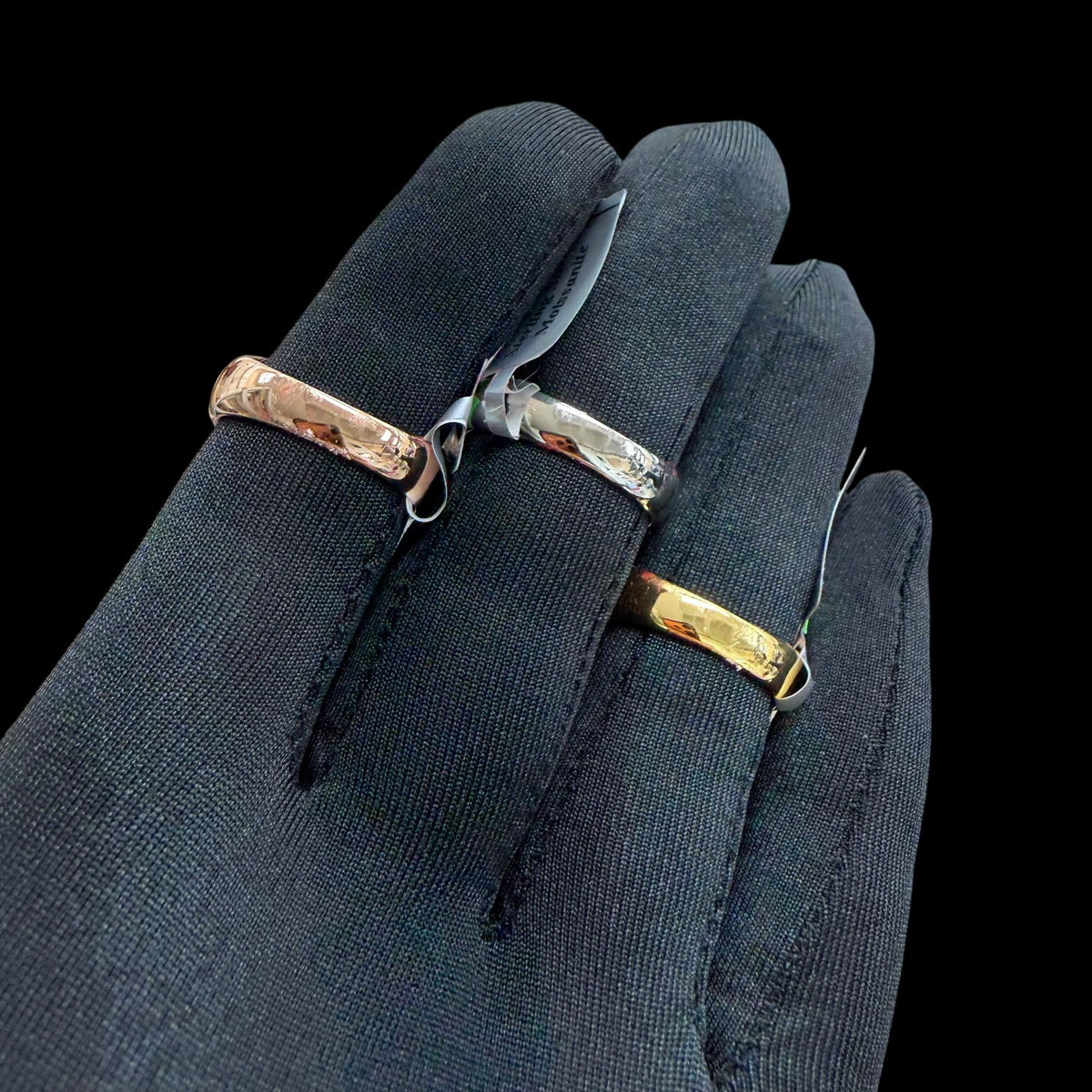 Moissanite Baguette Prayer Hands Cross Ring, Men's 925 Silver Iced Out Hip Hop Ring, Gold Rose Silver