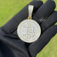 Bitcoin Crypto Bling Pendant