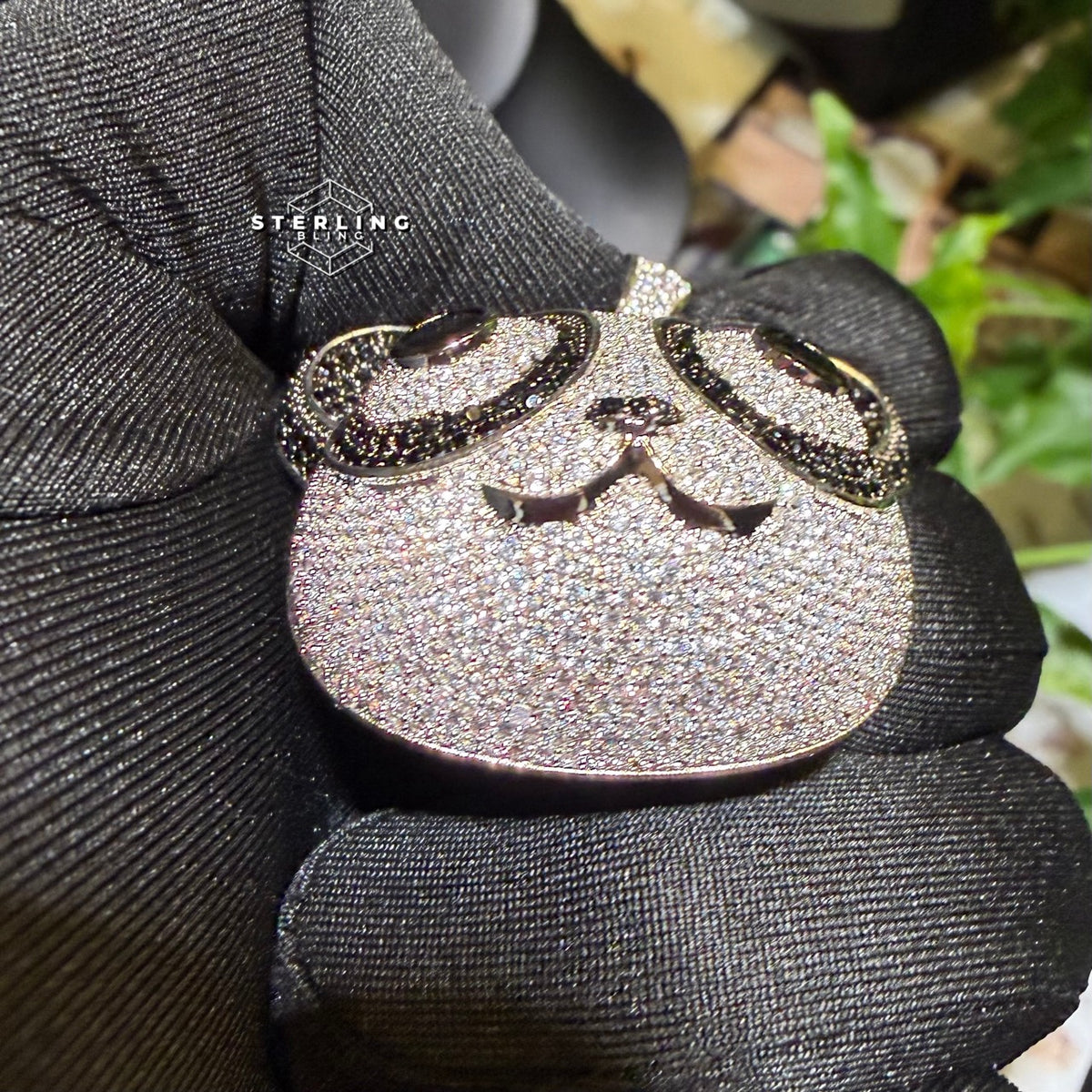 Iced Out Panda Pendant