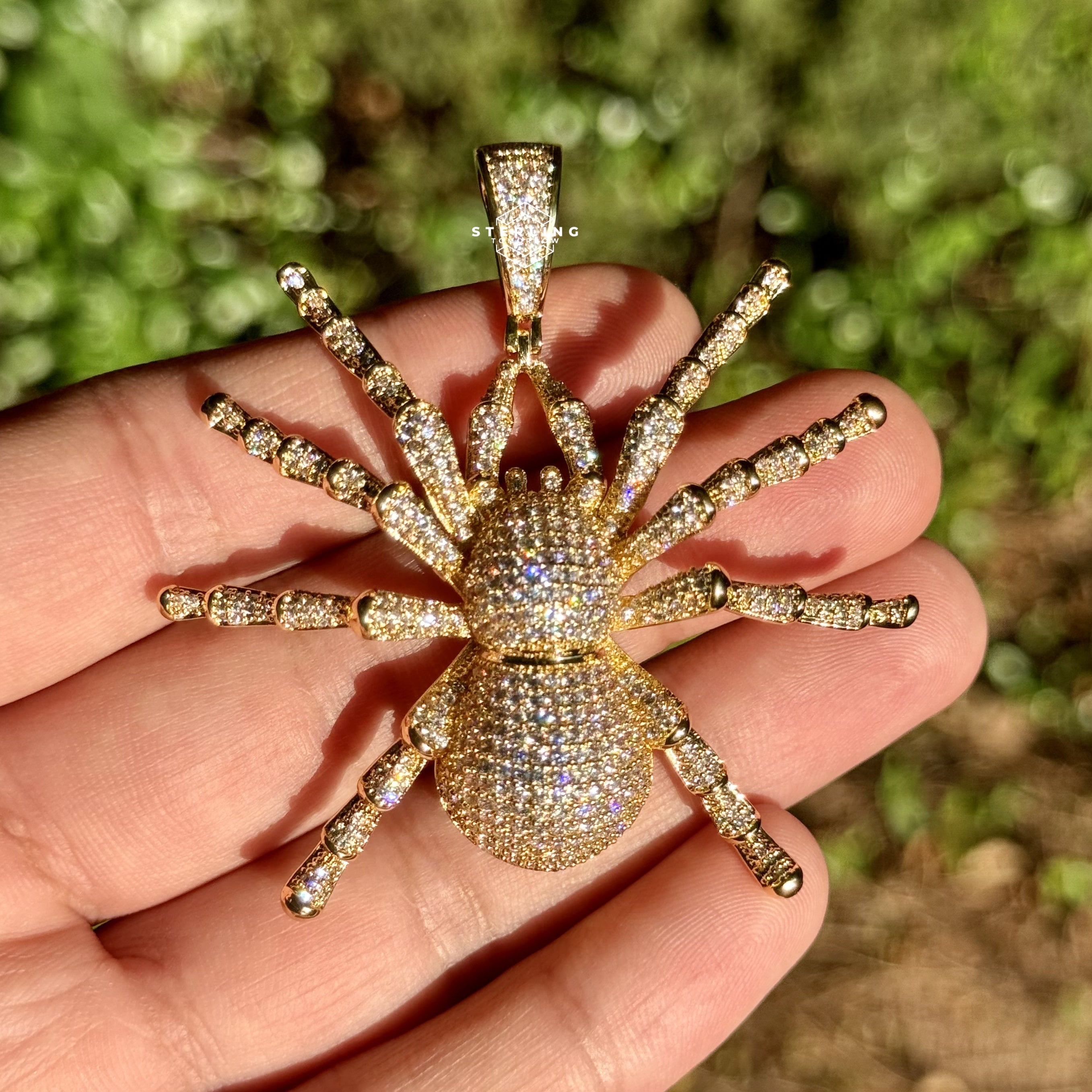 Spider Iced Out Custom Pendant