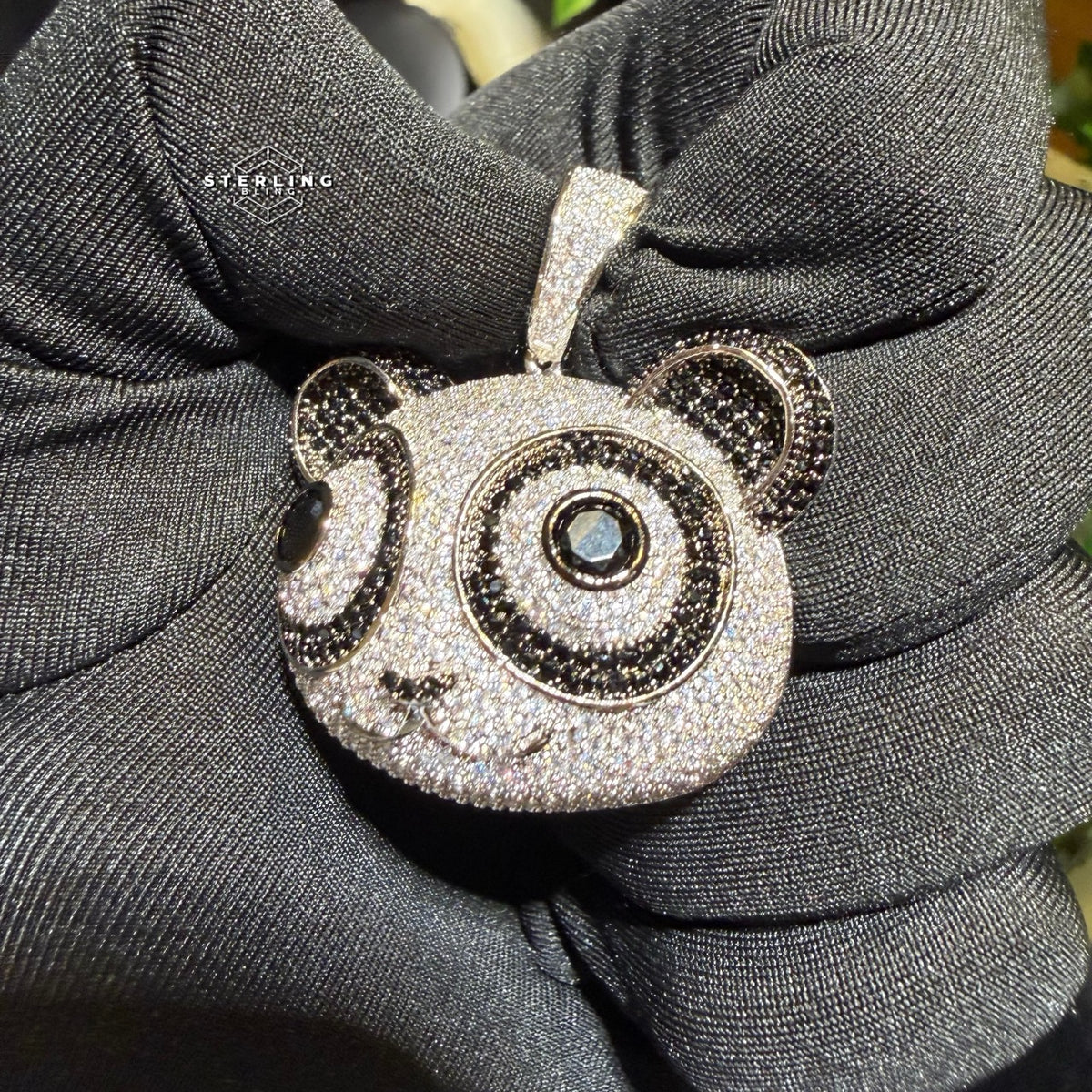 Iced Out Panda Pendant