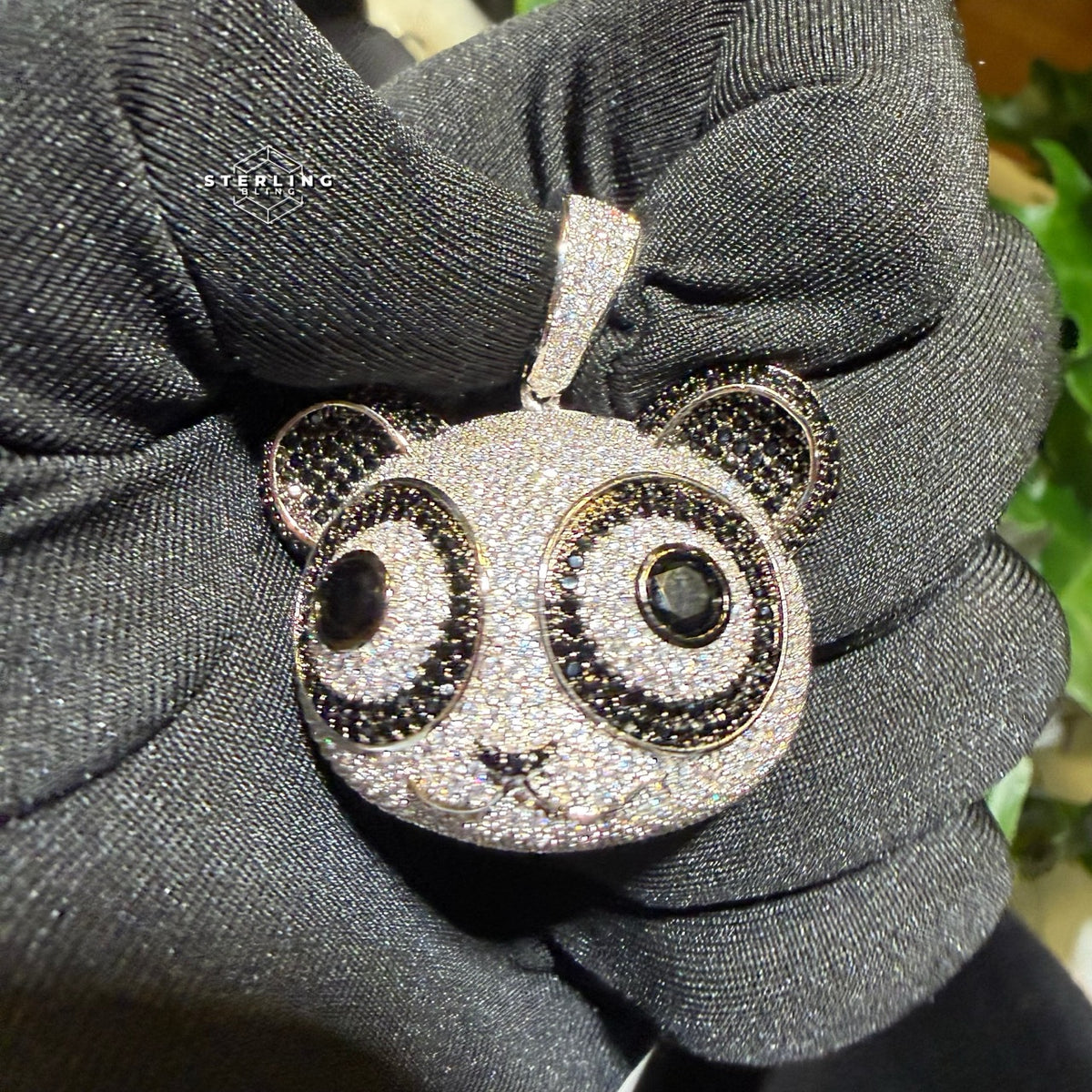 Iced Out Panda Pendant