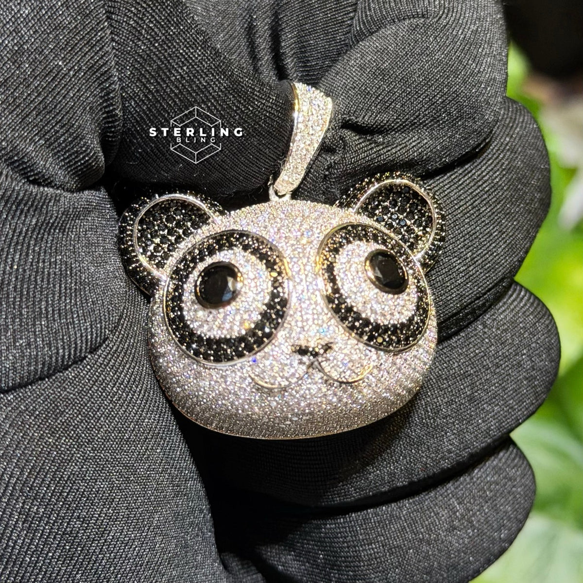 Iced Out Panda Pendant