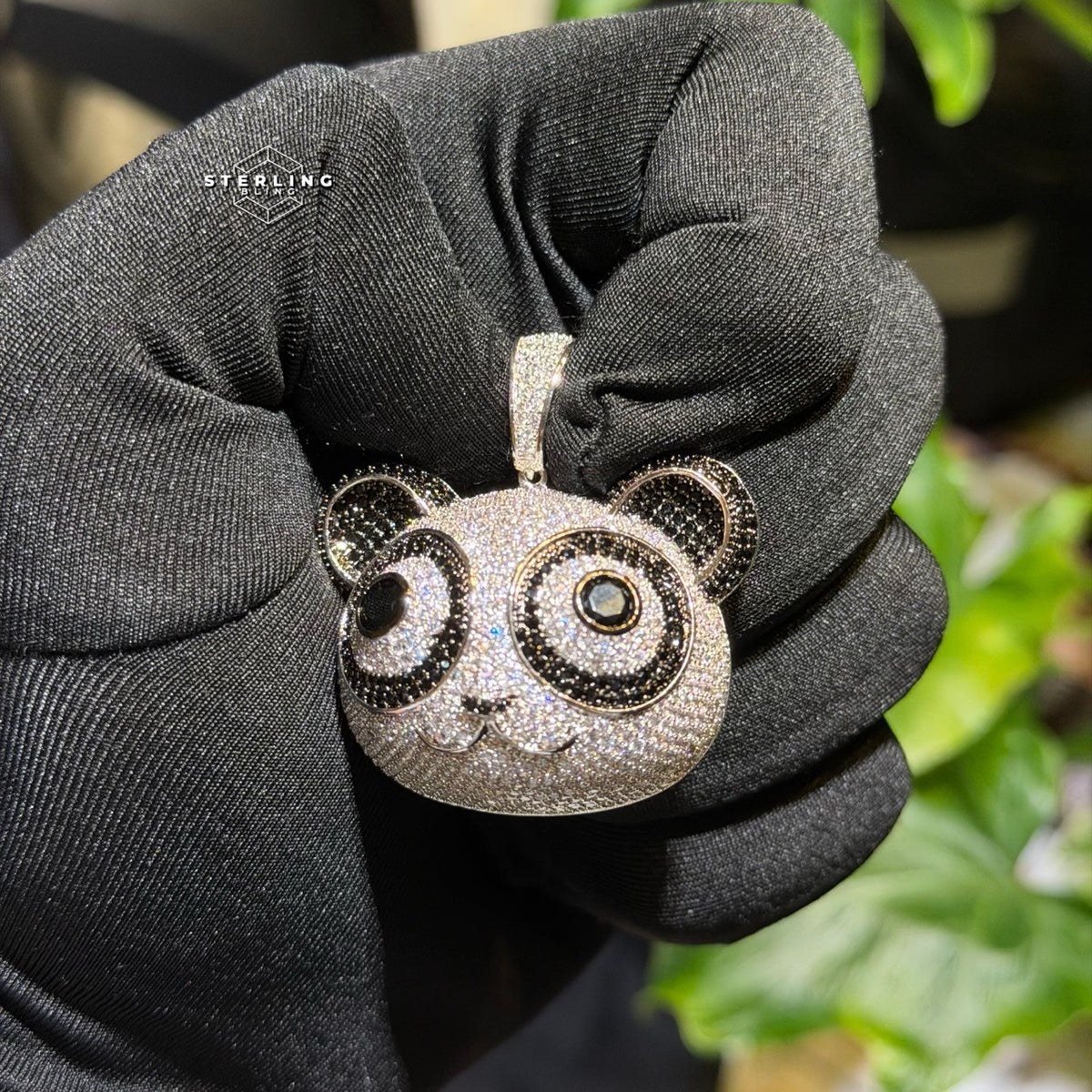 Iced Out Panda Pendant