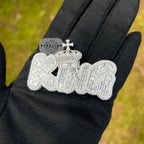 King Silver Tone Pendant