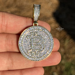 Bitcoin Crypto Bling Pendant