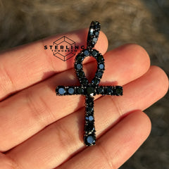 Egyptian Black Ankh Pendant