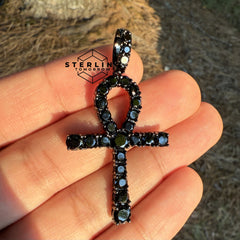 Egyptian Black Ankh Pendant