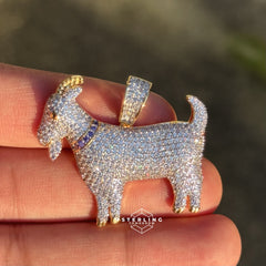 Goat Iced Out Pendant