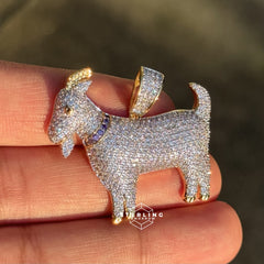 Goat Iced Out Pendant