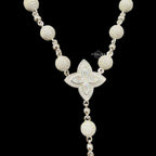 20" Custom Moissanite Rosary Chain