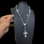 20" Custom Moissanite Rosary Chain
