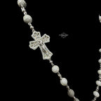 20" Custom Moissanite Rosary Chain