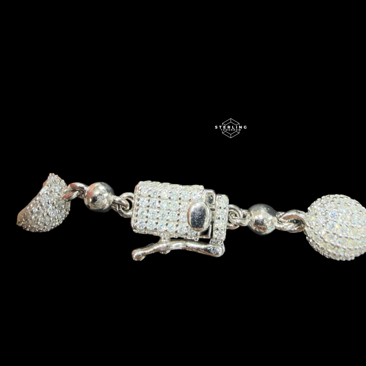 20" Custom Moissanite Rosary Chain