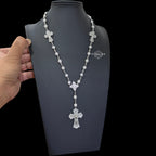 20" Custom Moissanite Rosary Chain
