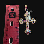 Moissanite Cross Pendant 925 / Rose Gold