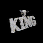 Moissanite King Pendant Reverse Set