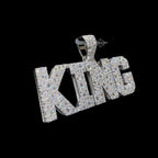 Moissanite King Pendant Reverse Set