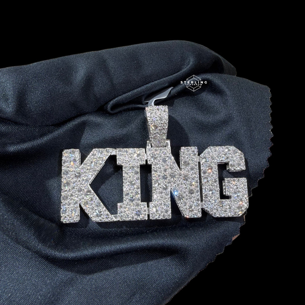 Moissanite King Pendant Reverse Set