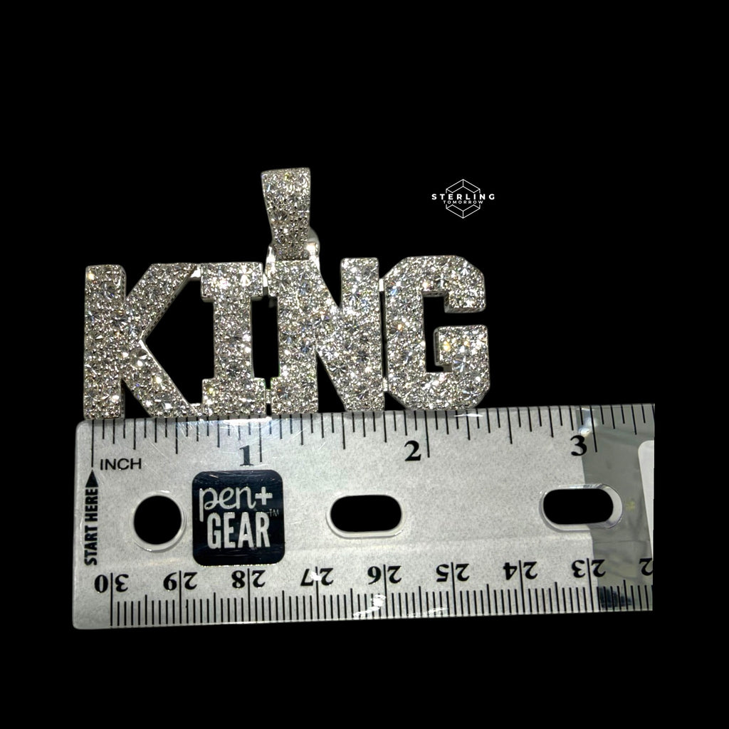 Moissanite King Pendant Reverse Set