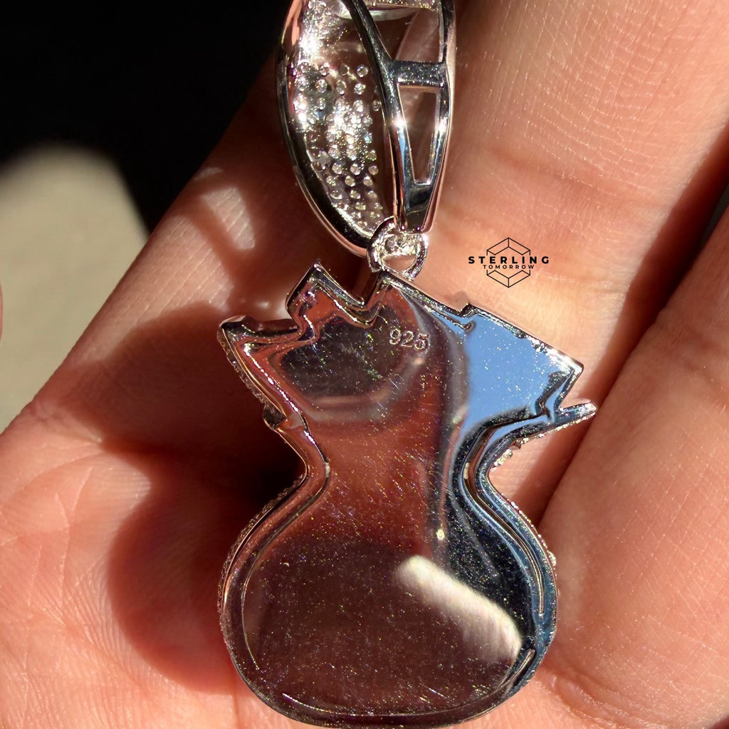 Moissanite Moneybag Iced Pendant