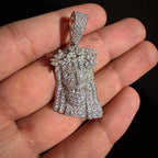 Moissanite Marquis Thorns Jesus Pendant