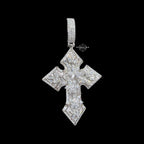 Moissanite Thorn Cross Pendant