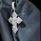 Moissanite Thorn Cross Pendant
