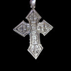 Moissanite Thorn Cross Pendant