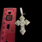 Moissanite Thorn Cross Pendant