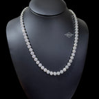 7mm Moissanite Cluster Necklace