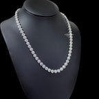 7mm Moissanite Cluster Necklace