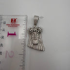 Moissanite Marquis Thorns Jesus Pendant