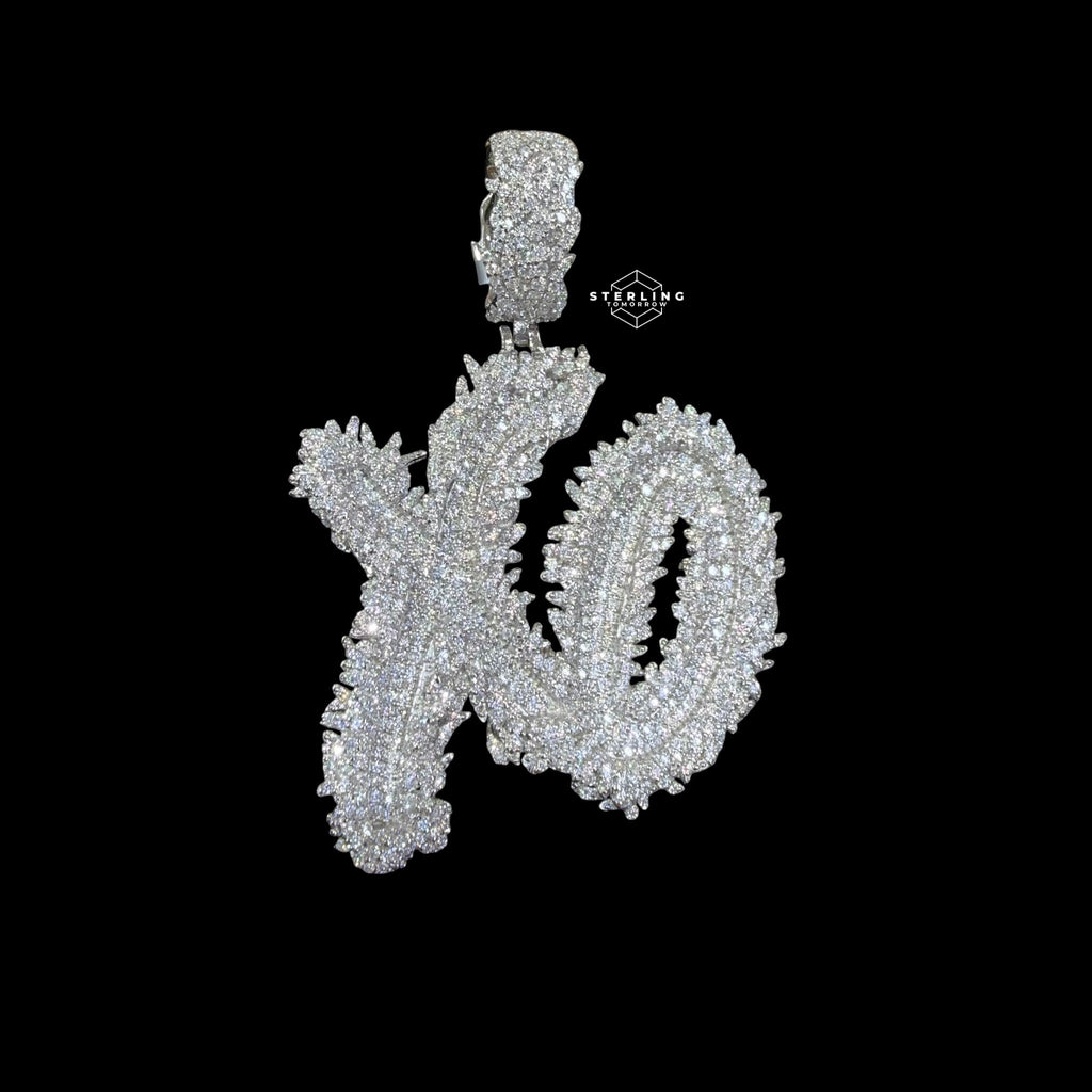 Moissanite XO Pendant