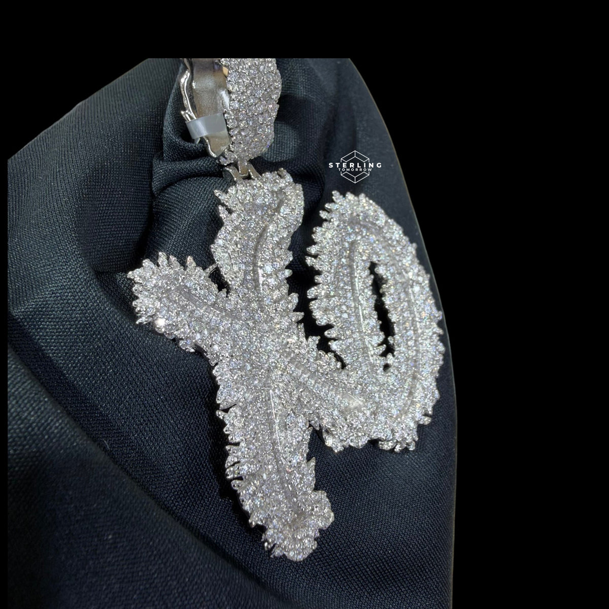 Moissanite XO Pendant