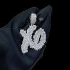 Moissanite XO Pendant