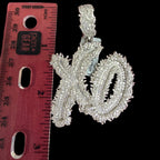 Moissanite XO Pendant