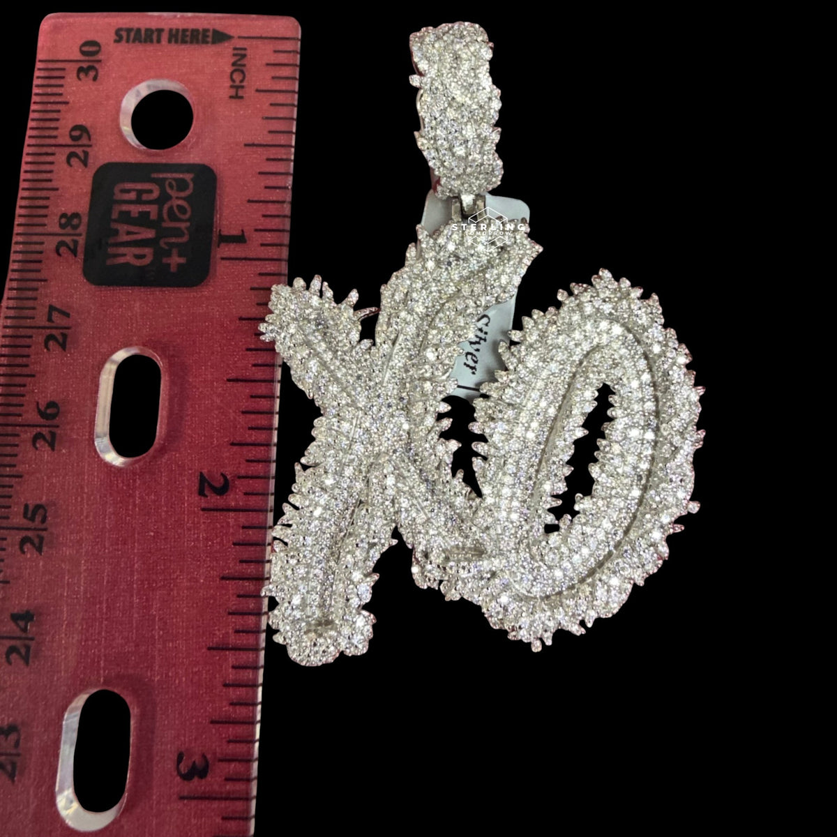 Moissanite XO Pendant