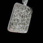 Moissanite Prayer Hands Pendant Rose Gold / 925