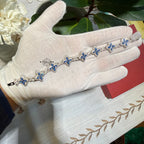 Moissanite Marquis Star Bracelet 17mm 8"