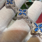 Moissanite Marquis Star Bracelet 17mm 8"