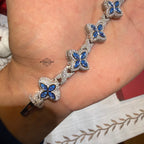 Moissanite Marquis Star Bracelet 17mm 8"