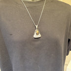 Iced Out Enamel Jesus Pendant + 14k Gold Plated CZ