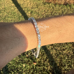 Moissanite 3mm Tennis Bracelet