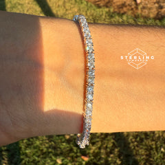 Moissanite 3mm Tennis Bracelet