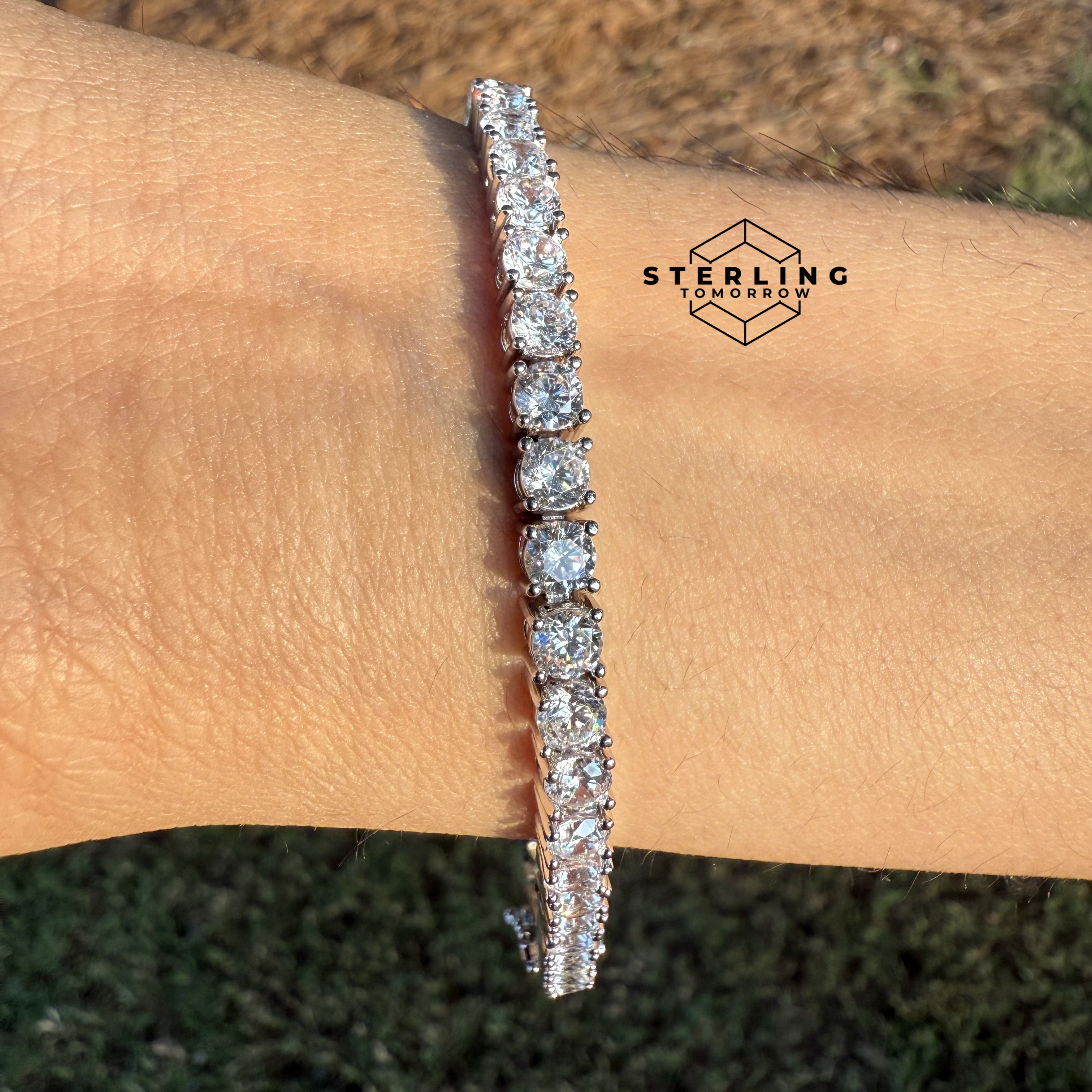 Moissanite 4mm Tennis Bracelet
