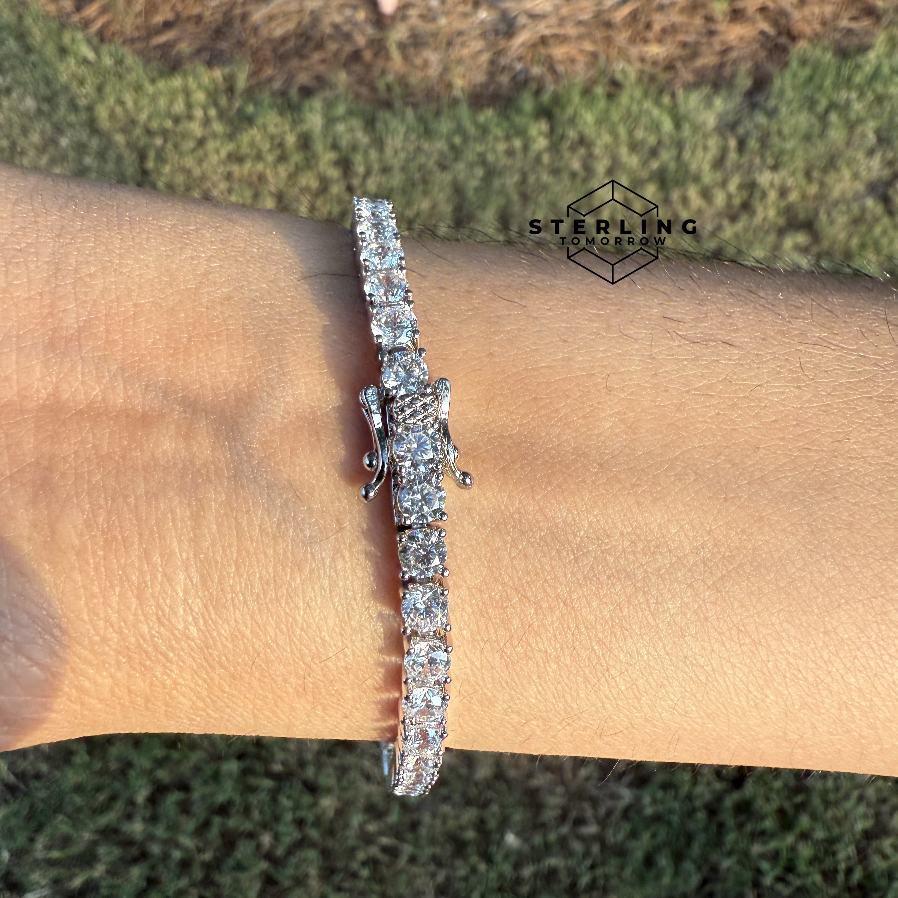 Moissanite 4mm Tennis Bracelet
