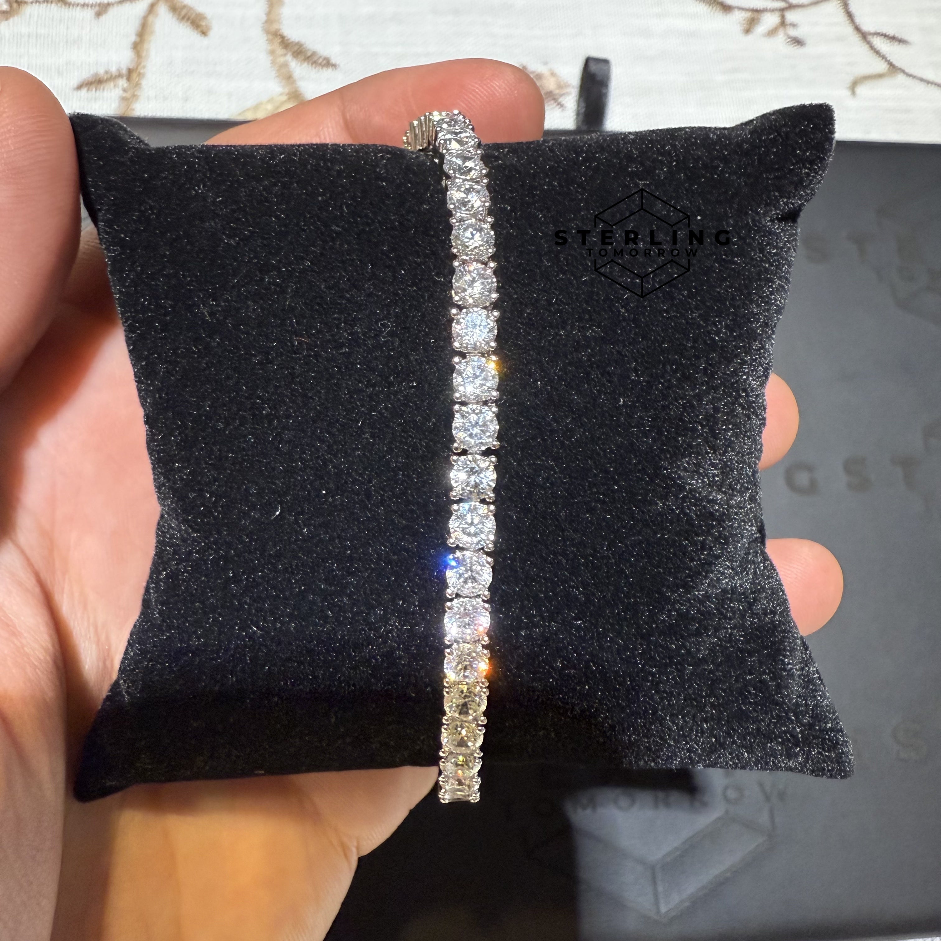 Moissanite 4mm Tennis Bracelet