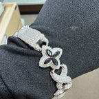 Marquis Star Infinity Bracelet - Black - 925 Sterling Silver
