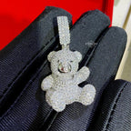 925 Sterling Silver Teddy Bear Pendant